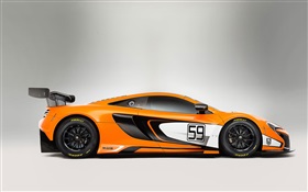 2 015 GT3 McLaren 650S вид суперкар сторона
