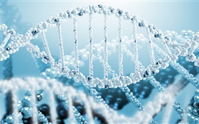 3D наука, спираль ДНК HD обои