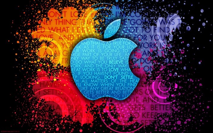 Apple, красочный фон обои,s изображение