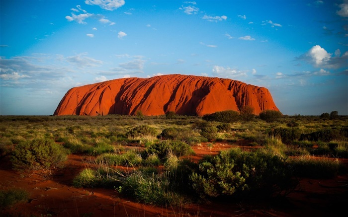 Айерс-Рок, Австралия, сумерки обои,s изображение