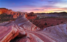 Пустыня, скалы, небо, красный, Америка HD обои