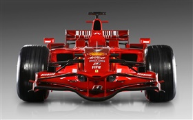 Ferrari красный гонки вид автомобиля передняя HD обои