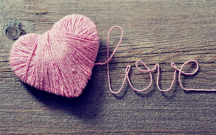 Любовь и сердце образный розовой шерсти обои,s изображение