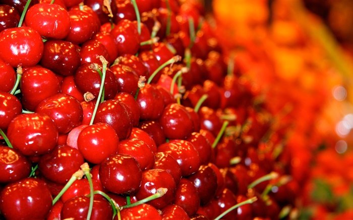 Многие красные вишни ягоды обои,s изображение