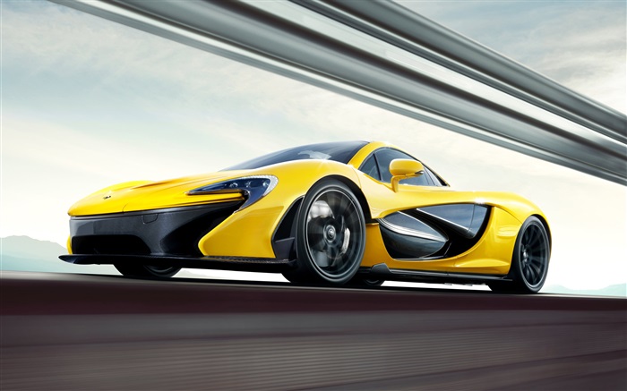 McLaren P1 желтый суперкар обои,s изображение