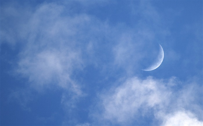 Луна, ночь, облака обои,s изображение