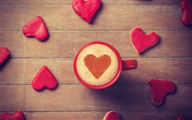Одна чашка кофе любовь HD обои