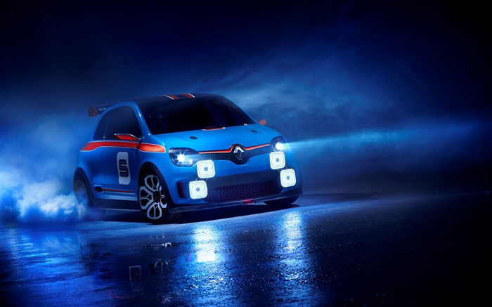 Renault TwinRun синий концепт-кар обои,s изображение