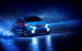 Renault TwinRun синий концепт-кар HD обои