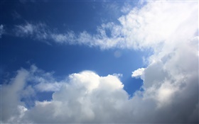 Небо, белые облака HD обои