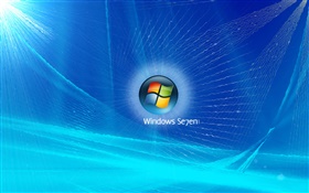 Windows 7, синий звуковой HD обои