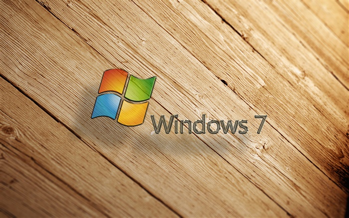 Windows 7, древесных плит обои,s изображение