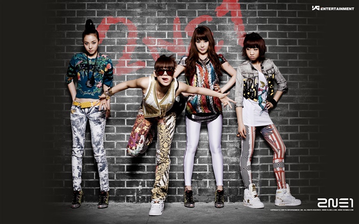 2NE1, корейский музыка девушки 02 обои,s изображение