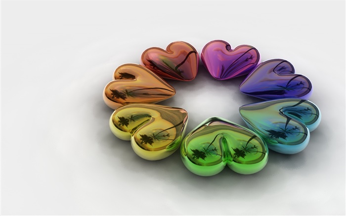 3D любовь сердца обои,s изображение