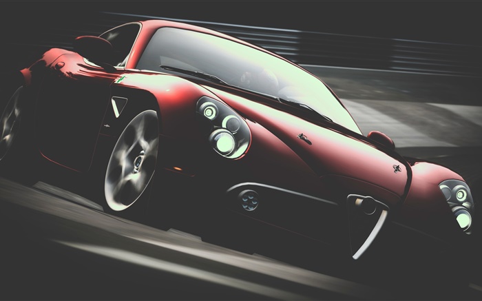 Alfa Romeo красный суперкар обои,s изображение