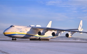 Ан-225 Мрия самолет, аэропорт HD обои