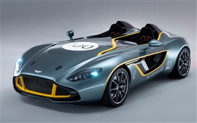 Aston Martin CC100 Speedster концепция суперкар вид спереди сбоку