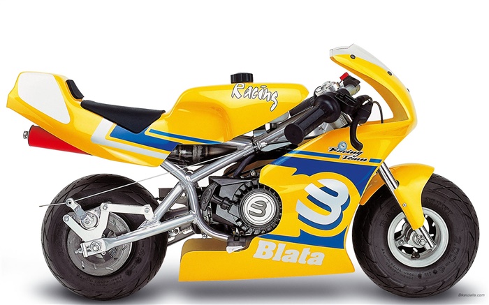 Blata Minibike желтый мотоцикл обои,s изображение
