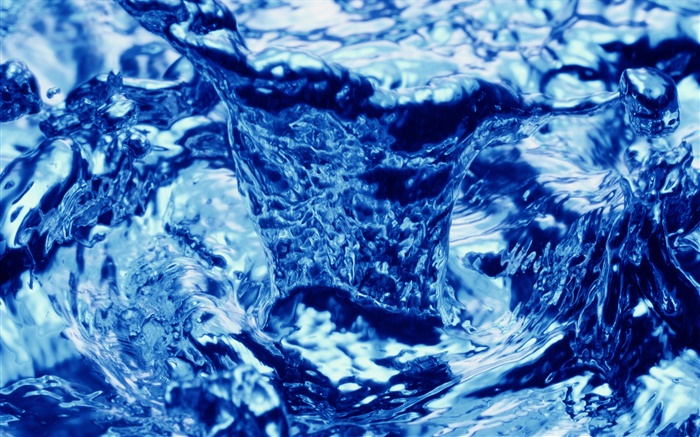Голубой танец воды обои,s изображение