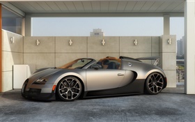 Bugatti Veyron Grand Sport суперкар HD обои