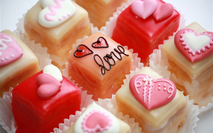 конфеты, любовь сердца, десерт обои,s изображение