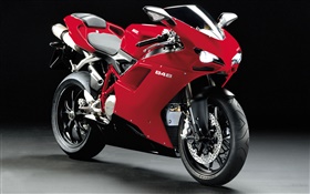 Ducati 848 мотоцикл красный HD обои