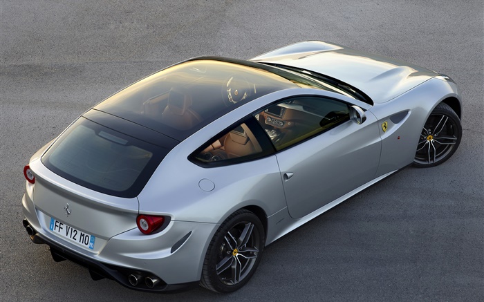 Ferrari FF GT суперкар вид сверху обои,s изображение