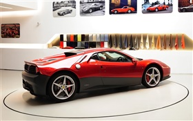 Ferrari SP12 EC красный суперкар HD обои