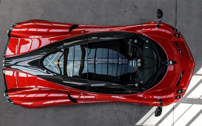 Forza Motorsport 5, красный суперкар вид сверху обои,s изображение