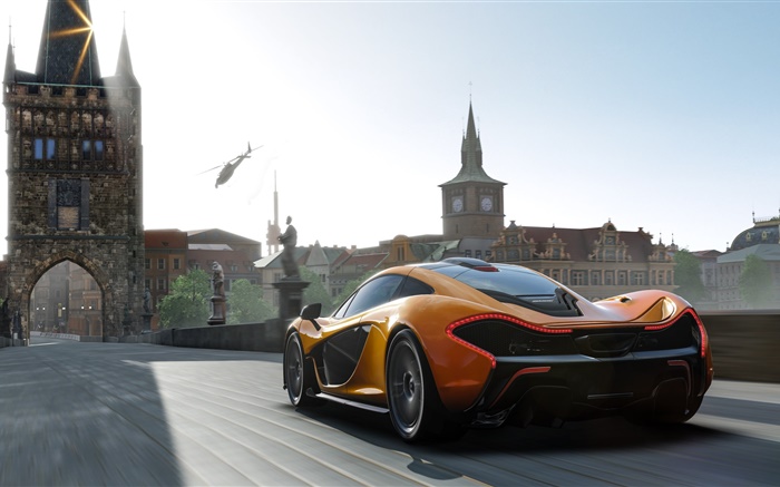 Forza Motorsport 5, вид сзади суперкар обои,s изображение