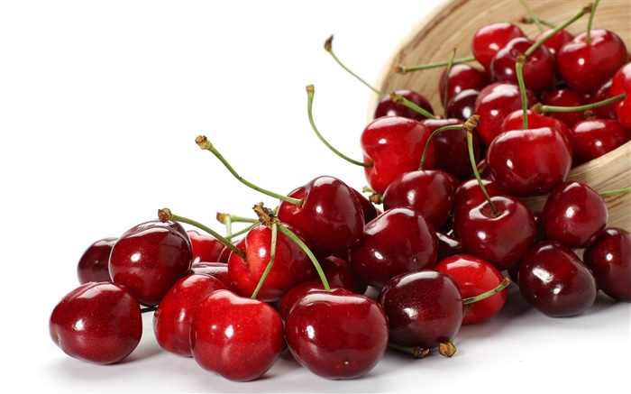 Свежий красная вишня ягода обои,s изображение