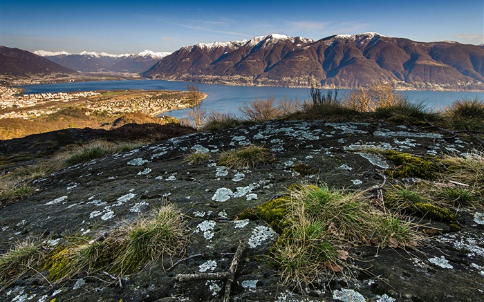 Озеро Маджоре, Швейцария обои,s изображение