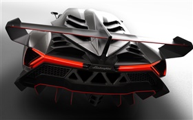 Lamborghini Veneno суперкар, вид сзади