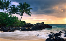 Макена Ков, Остров Мауи, Гавайи, секрет пляж HD обои