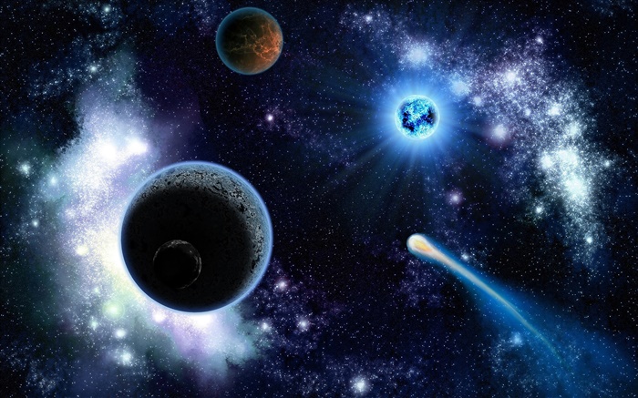 Планеты, звезды, космические обои,s изображение