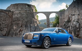 Rolls-Royce Motor Cars, синий автомобилей класса люкс HD обои