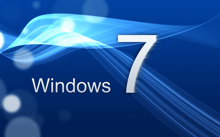 Windows 7, синяя кривая обои,s изображение