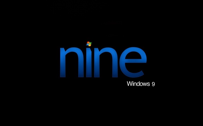Окна 9, девять, черный фон обои,s изображение