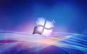Логотип Окна, творческий дизайн HD обои