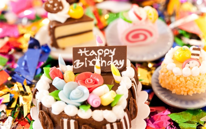 День рождения торт, сладкий обои,s изображение
