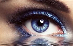 Глаза и воды, креативный дизайн HD обои