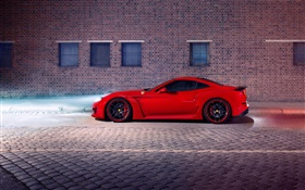 Ferrari California T N-Ларго красный суперкар вид сбоку HD обои