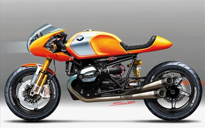 BMW Concept мотоцикл обои,s изображение