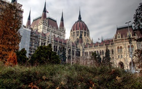 Будапешт, Венгрия, город, парламент, здания