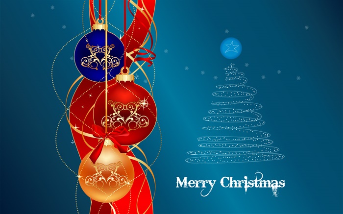 С Рождеством, мячи, дерево, художественные фотографии обои,s изображение