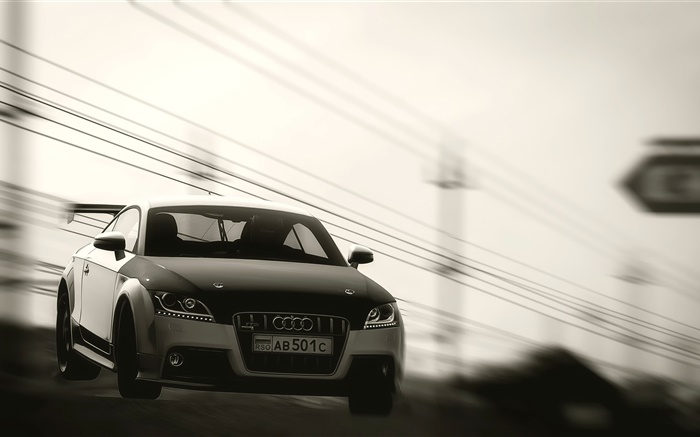 Audi скорость автомобиля обои,s изображение