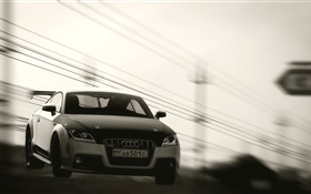 Audi скорость автомобиля HD обои