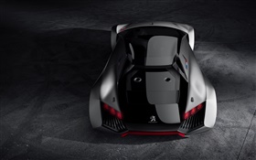 Вид сзади концепция суперкар Peugeot Видение Gran Turismo HD обои