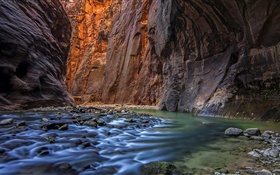 Речные, пещеры, каньон, камни HD обои