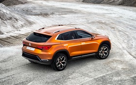2015 Сиденье 20V20 концепция внедорожник оранжевый автомобиль HD обои